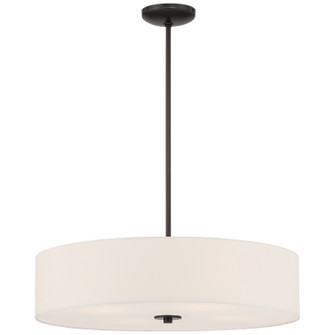 Mid Town LED Pendant or Semi-Flush in Matte Black (18|64066LEDDLPMBLWH)