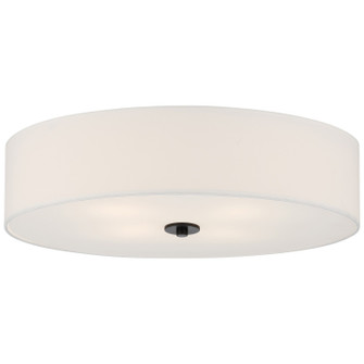 Mid Town LED Flush Mount in Matte Black (18|64064LEDDLPMBLWH)