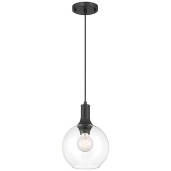 Chantelle One Light Pendant in Matte Black (18|63090MBLCLR)
