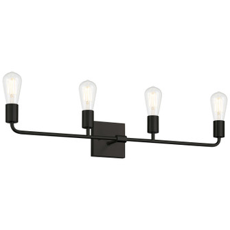Virgin Four Light Vanity in Matte Black (18|62444MBL)
