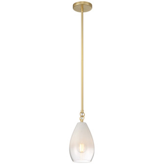 Ombre One Light Pendant in Antique Brass (18|61106ABCFR)