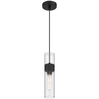 Nash LED Pendant in Matte Black (18|52009LEDDLPMBLCLR)