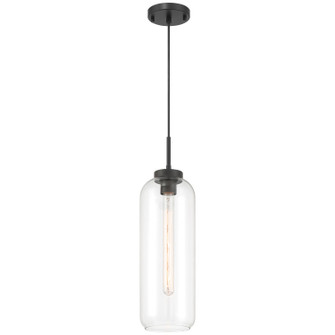 Elle One Light Pendant in Matte Black (18|52006MBLCLR)