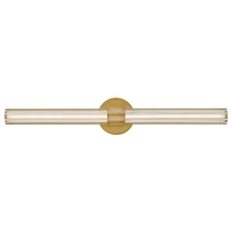 Georgette LED Vanity in Lacquered Brass (13|51313LCB)
