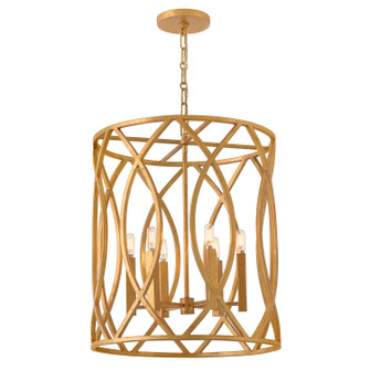 Leona LED Pendant in Distressed Brass (13|45789DA)