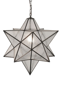 Moravian Star One Light Pendant in Antique (57|81798)