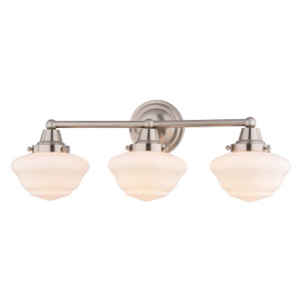 Eastgate Three Light Vanity in Satin Nickel (63|W0565)