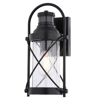 Westfield One Light Outdoor Motion Sensor Wall Light in Matte Black (63|T0846)