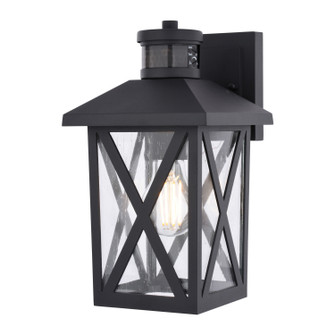 Rockford One Light Outdoor Motion Sensor Wall Light in Textured Black (63|T0843)