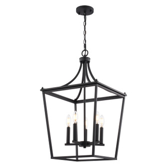 Cottage Grove Five Light Pendant in Matte Black (63|P0467)