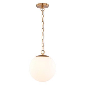 Linden One Light Pendant in Muted Brass (63|P0454)