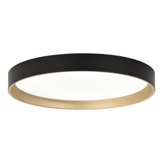 Darien LED Flush Mount in Black and Gold (63|C0383)