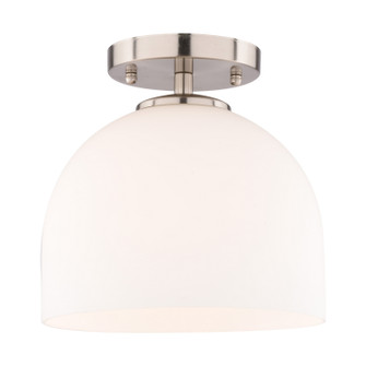 Shelby One Light Semi-Flush Mount in Satin Nickel (63|C0353)