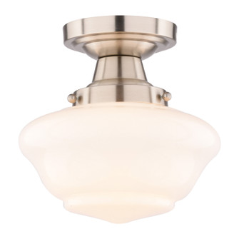 Eastgate One Light Semi-Flush Mount in Satin Nickel (63|C0351)