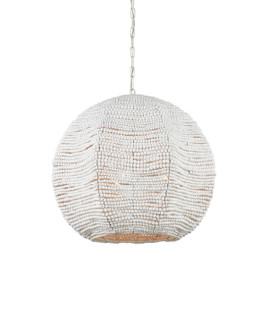 Octavia Three Light Pendant in Whitewash / White (142|90001456)