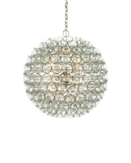 Eau de Vie Nine Light Chandelier in Clear / Contemporary Silver Leaf / Contemporary Silver (142|90001429)