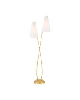 Pas de Deux LED Floor Lamp in Contemporary Gold Leaf (142|80000183)