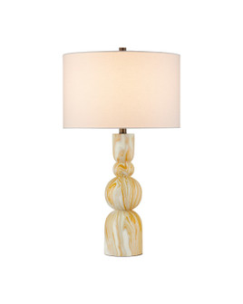 Chawton One Light Table Lamp in Marbleized Yellow (142|60001086)
