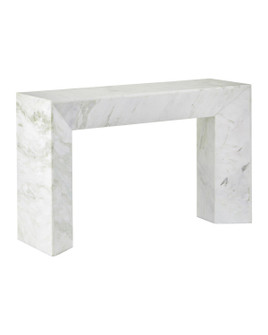 Fireside Console Table in Natural White / Green (142|40000278)