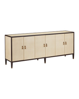 Evie Credenza in Ivory / Dark Walnut / Brass (142|30000338)