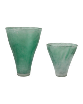 Seaworn Vase Set of 2 in Green (142|12001126)
