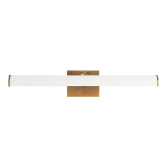 Gemma LED Wall/Picture Light in Vintage Brass/Matte White (452|PL339721VBMW)