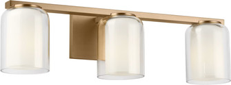 Holden Three Light Vanity in Satin Brass (454|SCDJVN131SBCGMG)