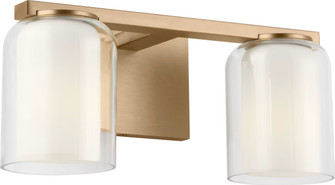 Holden Two Light Vanity in Satin Brass (454|SCDJVN130SBCGMG)