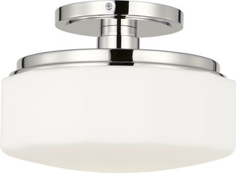 Fairfax One Light Flush Mount in Polished Nickel (454|SCCHCFM107PNOEG)