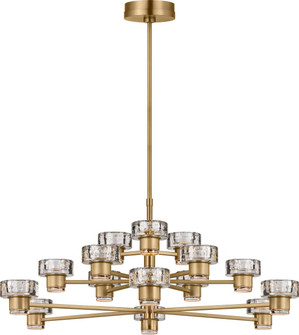 Holsted LED Chandelier in Estate Brass (454|SCCHCCH10127EBSCPG)