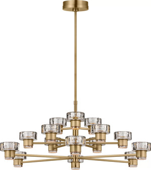 Holsted LED Chandelier in Estate Brass (454|SCCHCCH10127EBSCPG)