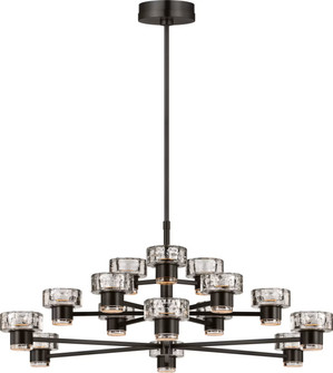Holsted LED Chandelier in Aged Iron (454|SCCHCCH10127AICPG)