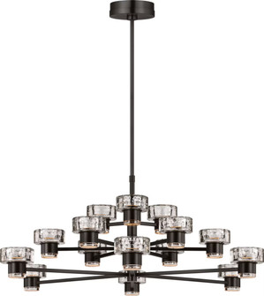 Holsted LED Chandelier in Aged Iron (454|SCCHCCH10127AICPG)