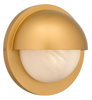 Harlowe LED Outdoor Wall Lantern in Nouveau Painted Weathered Brass (10|HARL8408NWS)