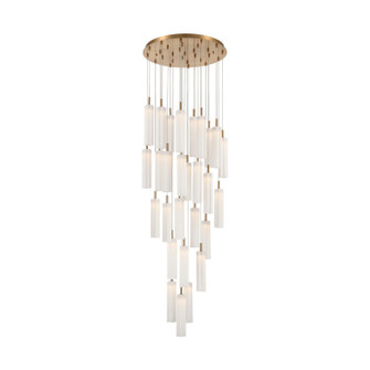 Addis LED Pendant in Aged Brass (60|ADD415AGWH)