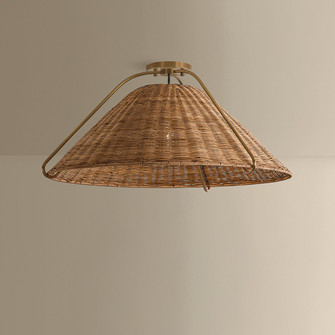 Richard One Light Pendant in Patina Brass (67|F4326PBR)