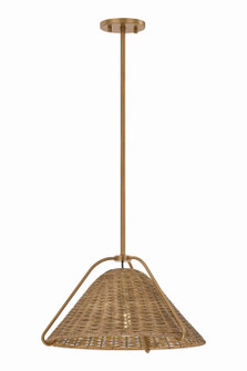 Richard One Light Pendant in Patina Brass (67|F4318PBR)