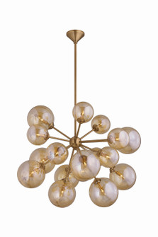 Santee 18 Light Chandelier in Patina Brass (67|F1039PBR)