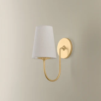 Weiland One Light Wall Sconce in Vintage Gold Leaf (67|B5713VGL)