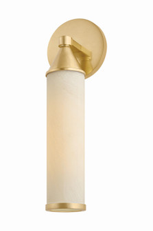 Zinnia One Light Wall Sconce in Aged Brass (428|H1184101AGB)