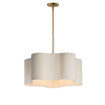 Corsica Five Light Pendant in Natural Aged Brass (16|12835OFNAB)