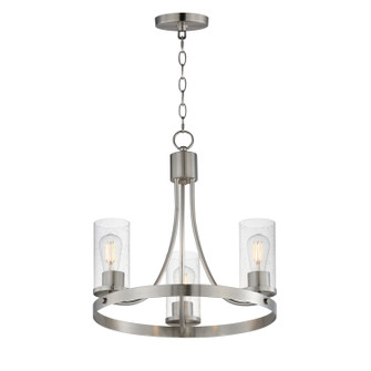Livingston Three Light Chandelier in Satin Nickel (16|10467CDSN)