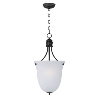 Logan Three Light Foyer Pendant in Black (16|10048FTBK)