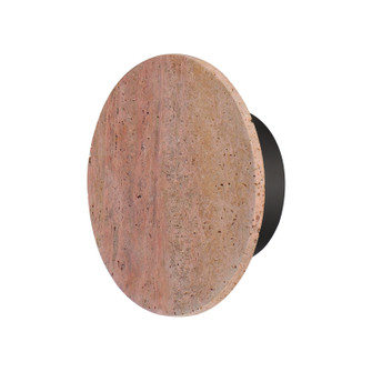 Discus LED Wall Sconce in Rosso Laterite / Gunmetal (86|E14352RLGM)