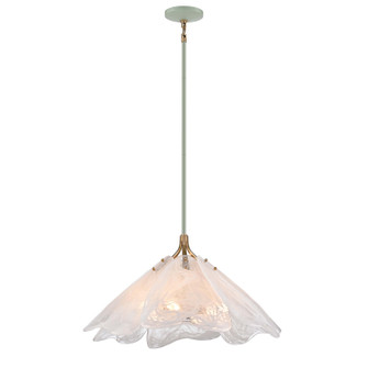 Florenza Six Light Pendant in Mint Green (581|861276)