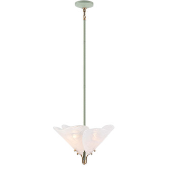 Florenza Two Light Pendant in Mint Green (581|861212)