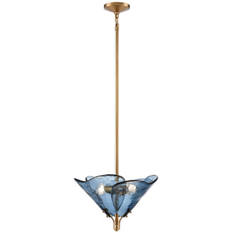 Florenza Two Light Pendant in Satin Brass (581|860112)