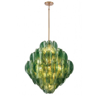 Chateau 20 Light Pendant in Satin Brass (581|8562420)