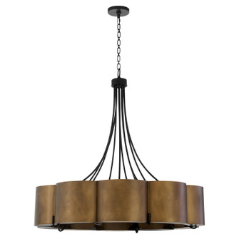 Sumner Five Light Pendant in Natural Brass|Matte Black (19|84354659)