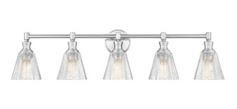 Auden Five Light Vanity in Brushed Nickel (224|77045VBN)
